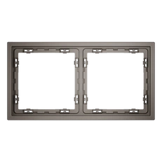 Изображение Рамка пластиковая VOLTUM S70 на 2 пост (капучино)